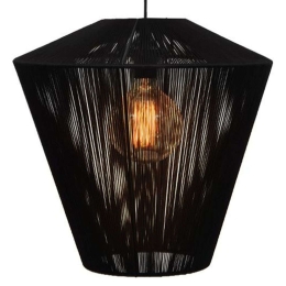Φωτιστικό Οροφής Cord 835-123-187 40x40cm 1xE27 Black