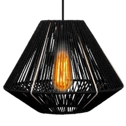 Φωτιστικό Οροφής Cordon 835-123-239 35x30cm 1xE27 Black