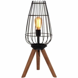 Φωτιστικό Επιτραπέζιο Cresset 835-123-266 30x30x65cm 1xE27 Black