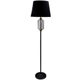 Φωτιστικό Δαπέδου 035-123-097 169cm 1xΕ27 Black
