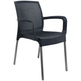 Πολυθρόνα Bella 875-123-033 55x55x85cm Anthracite