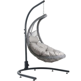Κρεμαστή Πολυθρόνα - Φωλιά Sarika 894-123-014 121x147x200cm Grey