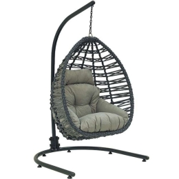 Κρεμαστή Πολυθρόνα - Φωλιά Simran 894-123-011 121x140x200cm Grey