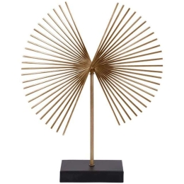 Διακοσμητικό Windmill 835-123-220 38x10x43cm Gold Μέταλλο
