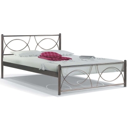 Κρεβάτι William (Για Στρώμα 110x200cm) 827-91-022 118x208x86cm Brown  Semi-double