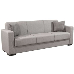 Καναπές Τριθέσιος New Gracia 828-122-119 222x89x84cm Grey