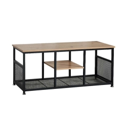 Έπιπλο Τηλεόρασης 0033-223-006 120x40x50cm Oak-Black