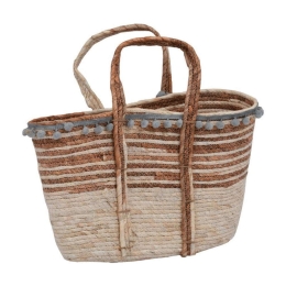Κασπώ Ψάθινο 373-123-831 44x28x18cm Multi Ψάθα