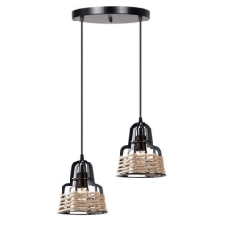Φωτιστικό Οροφής 892-123-042 30x30x100cm 2xE27 Black-Gold