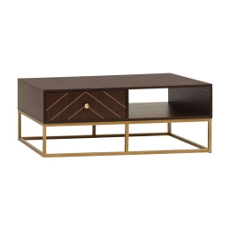 Τραπεζάκι Σαλονιού Parlor 271-223-072 110x55x40cm Brown