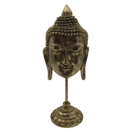 Διακοσμητικό Αντικείμενο Επιτραπέζιο Buddha 279-223-217 14x11x36cm Gold Πολυρεσίνη