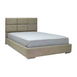 Κρεβάτι Διπλό Berlin 887-223-001 175x214x115cm (Για Στρώμα 160x200cm) Beige Διπλό