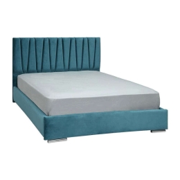 Κρεβάτι Διπλό Palermo 887-223-005 175x214x115cm (Για Στρώμα 160x200cm) Turquoise Διπλό