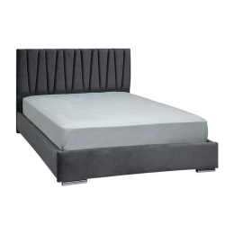 Κρεβάτι Διπλό Palermo 887-223-006 175x214x115cm (Για Στρώμα 160x200cm) Anthracite Διπλό