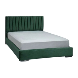 Κρεβάτι Διπλό Palermo 887-223-007 175x214x115cm (Για Στρώμα 160x200cm) Dark Green Διπλό