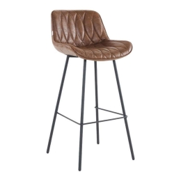 Σκαμπό Bar 380-223-019 48,5x50,5x101cm Brown