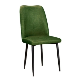 Καρέκλα Τραπεζαρίας Mollie 889-123-014 47x50x92cm Green-Black