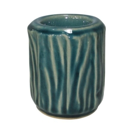Κηροπήγιο Για Ρεσώ 003-123-042 7,7x7,7x8,5cm Green Κεραμικό