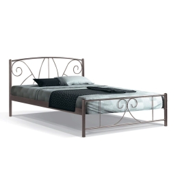 Κρεβάτι Μονό Daniel 827-27-001 110x200cm Brown Μονό