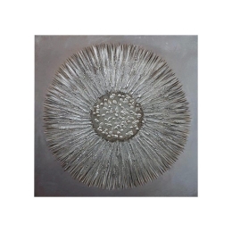 Πίνακας Καμβάς Circle 148-122-116 60x2,3x60cm Multi Τετράγωνοι Καμβάς