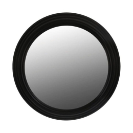 Καθρέπτης Τοίχου Στρογγυλός 280-223-026 75cm Black Πλαστικό