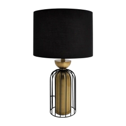 Φωτιστικό Επιτραπέζιο 035-223-108 28x51cm 1xE27 Black-Gold