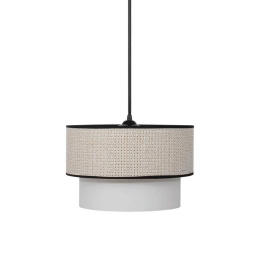 Φωτιστικό Οροφής Alok 835-124-284 30cm 1xE27 Beige-Black