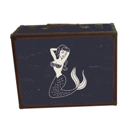 Vekrakis Βαλιτσάκι Ξύλινο Γοργόνα 34x44x19 cm