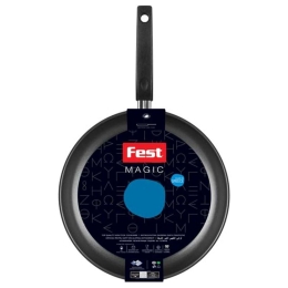Τηγάνι Βαθύ Αντικολλητικό Magic 0061123 24cm Black Fest 24cm Αλουμίνιο