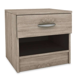 Κομοδίνο Deco 112 Με Ένα Συρτάρι Sonoma 40X35,5X41Cm 043-000036 Μελαμίνη
