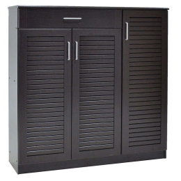 Παπουτσοθήκη-Ντουλάπι Sante 30 Ζεύγων Wenge 120X37X123Cm 123-000004 Μελαμίνη
