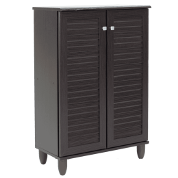 Παπουτσοθήκη-Ντουλάπι Santo 10 Ζεύγων Wenge 60X34,5X91,5Cm 123-000030 Μελαμίνη