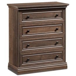 Συρταριέρα Mozart 4 Συρτάρια 123-000128 Καρυδί 80X40X96cm Mdf,Ξύλο