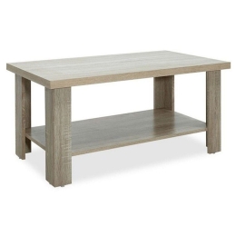 Τραπεζάκι Σαλονιού Riano 049-000024 Sonoma 89,5X49,5X42,5cm Melamine