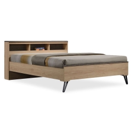 Κρεβάτι Bruno 123-000104 Viscount - Toro 160x200 Διπλό Mdf