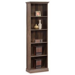 Βιβλιοθήκη Mozart 60x34,5x202,5 123-000126 Walnut Mdf