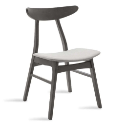 Καρέκλα Orlean 097-000008 Rustic Grey Ξύλο,Ύφασμα