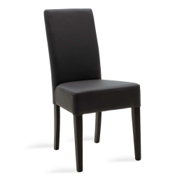 Καρέκλα Ditta 047-000035 53x50x88cm Wenge-Grey Ξύλο,Τεχνόδερμα