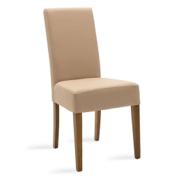 Καρέκλα Ditta 047-000031 53x50x88cm Mocca Ξύλο,Τεχνόδερμα