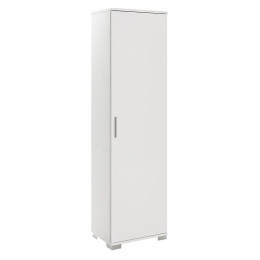 Ντουλάπι-Στήλη Chad1 039-000154 45x32x169cm White Gloss Μοριοσανίδα, Μελαμίνη