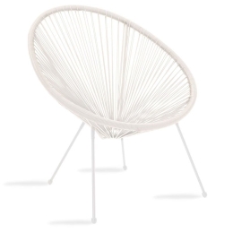 Πολυθρόνα Κήπου Acapulco 130-000021 72x77x85 White