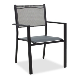 Πολυθρόνα Κήπου Moly 152-000001 62x49x88 Black - Anthracite