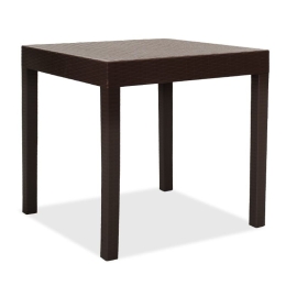 Τραπέζι Gabi 143-000024 80x80x77cm Brown