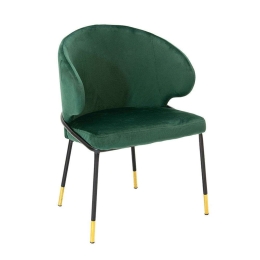 Καρέκλα Nalu 029-000104 56x54x77cm Dark Green
