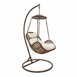 Κούνια Κήπου Margie 135-000010 100x100x195cm Beige-Brown
