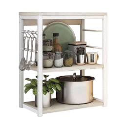 Ραφιέρα Δαπέδου Cayde 072-000041 50x30x71,5cm White-Natural