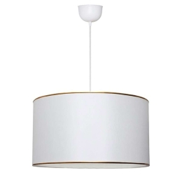 Φωτιστικό Οροφής PWL-1091 Φ38x70cm 1xΕ27 White-Gold