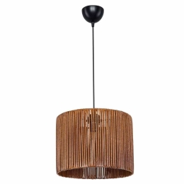 Φωτιστικό Οροφής PWL-1117 Φ30x75cm 1xΕ27 Brown