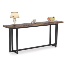 Κονσόλα Dice 150x30x90cm 197-000032 Walnut-Black
