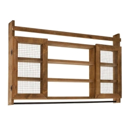 Ραφιέρα Τοίχου Puro 120-000055 100x9x60cm Walnut